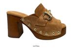 -35% Lazamani  Lazamani Damesschoenen slippers  maat 39, Slippers, Bruin, Verzenden, Nieuw