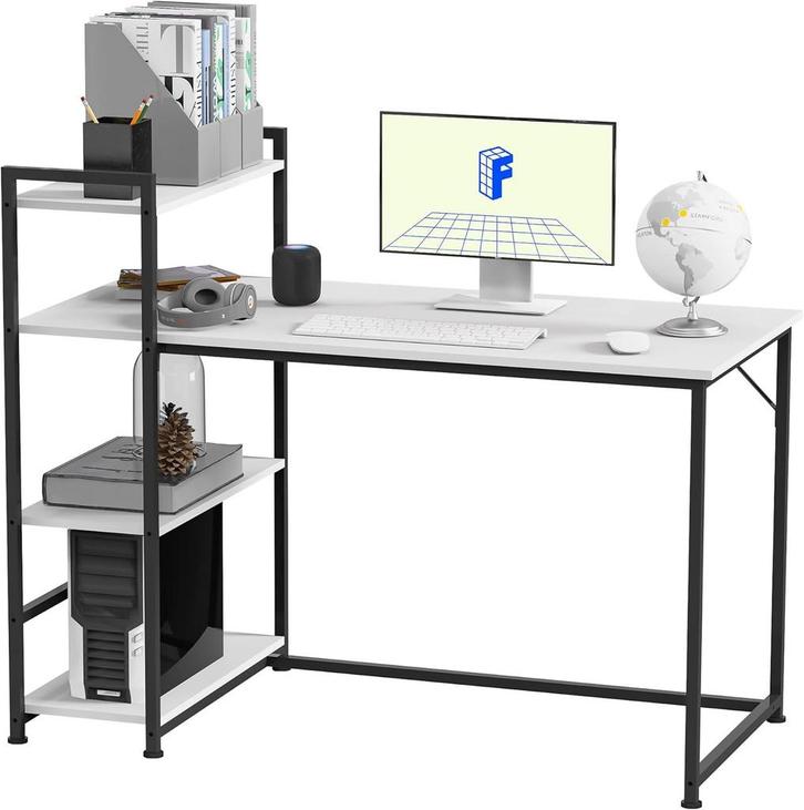 Bureau - Computertafel - Computerbureau - 140x60x100 cm - Wi, Huis en Inrichting, Bureaus, Zo goed als nieuw, Verzenden