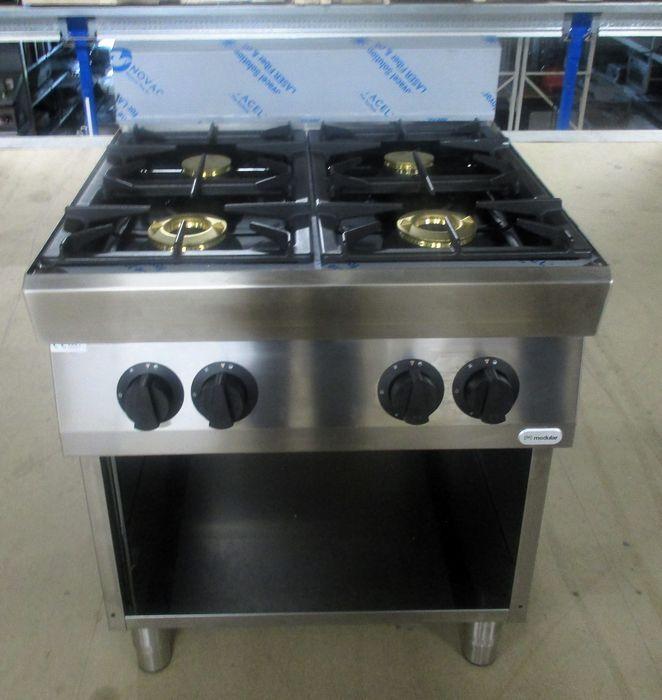 NIEUW, Modular Fornuis met 4 branders, B70 x D70 x H89cm,, Witgoed en Apparatuur, Fornuizen, Gebruikt