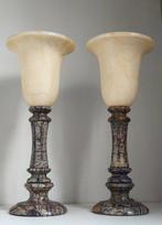 L.M. - Lamp (2) - Albast - Geaderd