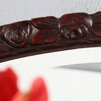 Art & crafts spiegel Engeland ca 1900 klein dwars ovaal No7, Antiek en Kunst, Antiek | Spiegels, Ophalen of Verzenden