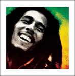 Kunstdruk Bob Marley Paint 40x40cm, Verzenden, Nieuw