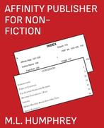 9781637440223 Affinity Publisher for Self-Publishing- Aff..., Boeken, Verzenden, Nieuw, M L Humphrey