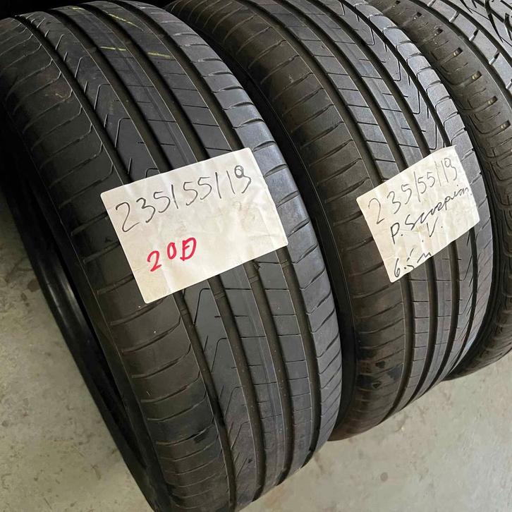 2 x Pirelli Scorpion Verde 235-55-19 Zomerbanden 6,5mm, Auto-onderdelen, Banden en Velgen, 19 inch, Zomerbanden, 235 mm, Personenwagen