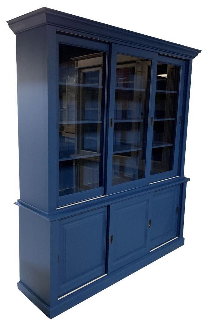 Buffetkast blauw Almelo 195cm, Huis en Inrichting, Kasten | Buffetkasten, Ophalen of Verzenden