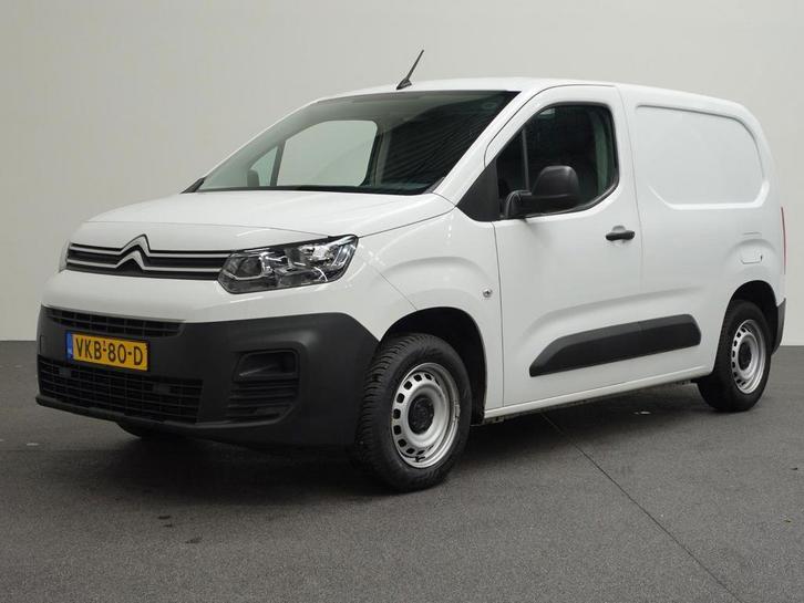Citroën Berlingo 1.5 BlueHDI 75pk L1, Auto's, Bestelauto's, Lease, Grijs, Handgeschakeld, Wit, Financial lease, Stof, Diesel, ABS