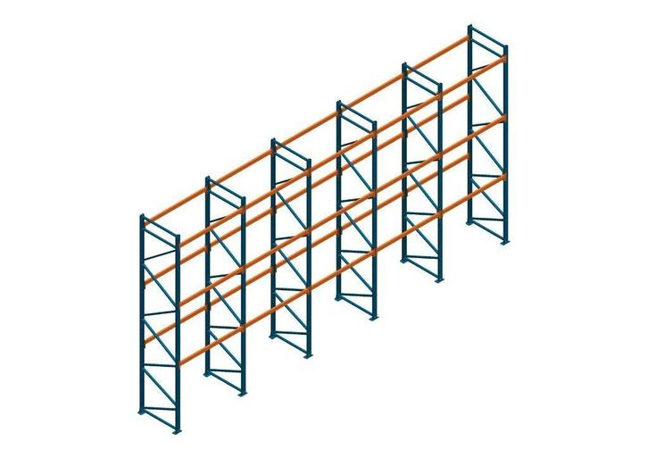 Voordeelrij Nedcon Palletstelling 5000x9725x1100mm hxbxd, Zakelijke goederen, Kantoor en Winkelinrichting | Magazijn, Stelling en Opslag