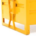 Stapelbak staal  L: 1200, B: 1000, H: 700 (mm) geel, Zakelijke goederen, Kantoor en Winkelinrichting | Magazijn, Stelling en Opslag