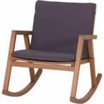 Siena Garden Alva Schommelstoel Teak/Polyester - Bruin, Ophalen of Verzenden, Nieuw