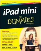 iPad Mini for dummies by Edward C Baig (Paperback), Boeken, Gelezen, Bob Levitus, Edward C. Baig, Verzenden