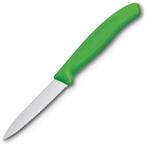 Schilmesje RVS gekarteld groen | 8(l)cm Victorinox, Verzenden, Nieuw in verpakking