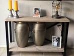 IN BREEDTE VERSTELBARE STALEN SIDETABLE FRAMES, Nieuw, Metaal