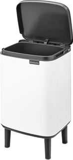 Brabantia Bo Hi Prullenbak - 7 liter - White, Huis en Inrichting, Verzenden, Zo goed als nieuw