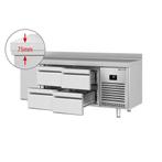 GGM Gastro | Koelwerkbank Premium PLUS - 1960x600mm - 1 deur, Verzenden, Nieuw in verpakking, RVS Meubilair