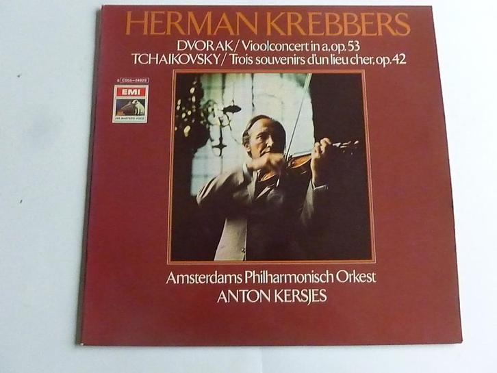 Dvorak - Vioolconcert / Herman Krebbers, Anton Kersjes (LP), Cd's en Dvd's, Vinyl | Klassiek, Zo goed als nieuw, Verzenden