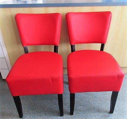 Stoel rood, Zakelijke goederen, Kantoor en Winkelinrichting | Kantoormeubilair en Inrichting, Gebruikt