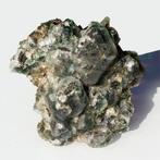 MUSEUM! Namibische fluoriet met toermalijn - groen gekleurde, Verzamelen