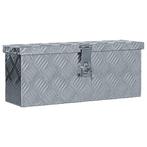 vidaXL Aluminium kist 48,5x14x20 cm zilverkleurig, Doe-het-zelf en Verbouw, Nieuw, Verzenden