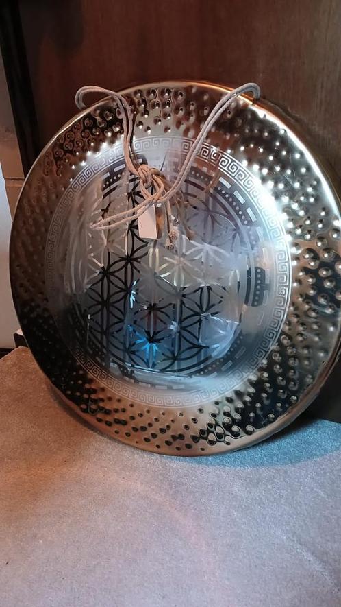 Gong - Fower of life spiegel-gong diverse maten, op=op, Muziek en Instrumenten, Percussie, Nieuw