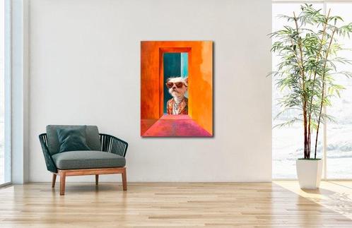 X-Art (1976) - Surrealism Dog, Antiek en Kunst, Kunst | Schilderijen | Modern
