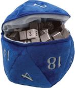 D20 Plush Dice Bag - Blauw | Ultra Pro - Spelonderdelen, Hobby en Vrije tijd, Nieuw, Verzenden