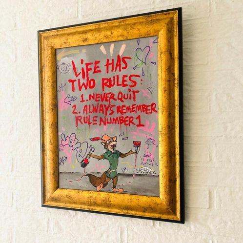 Miggie (1988) - The two rules, Antiek en Kunst, Kunst | Schilderijen | Modern