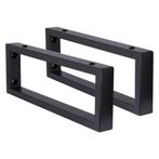 Ophangbeugel Differnz 2.5x44x15 cm Zwart Set 2 Stuks, Ophalen of Verzenden, Nieuw, Bad