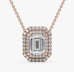 Hanger - 14 karaat Roségoud - 1.55ct. tw. Diamant
