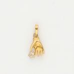 Hanger - 18 karaat Geel goud Diamant (Natuurlijk)