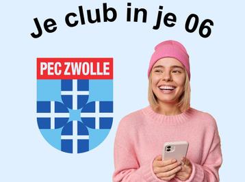 Oprichtingsjaar 1910 van PEC Zwolle in jouw 06-nummer beschikbaar voor biedingen