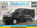 Opel Vivaro 1.6 CDTI L2H1 MARGE DC Airco Cam Cruise €277pm, Zwart, Nieuw, Lease, Opel