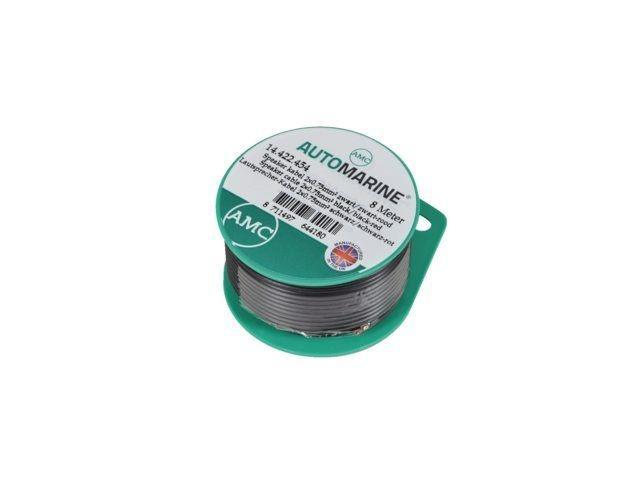 Oceanflex Speakerkabel 8 meter - zwart/zwart-rood - 0,75 mm², Auto diversen, Autogereedschap, Nieuw, Ophalen of Verzenden
