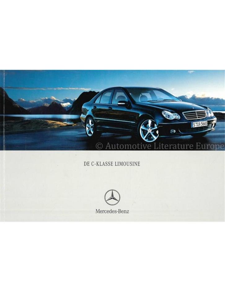 2004 MERCEDES BENZ C KLASSE SEDAN BROCHURE NEDERLANDS, Boeken, Auto's | Folders en Tijdschriften