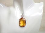 Hanger - 18 karaat Witgoud - 23.76ct. tw. Citrien - Diamant
