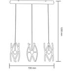 LED Hanglamp - Hangverlichting - Optra - 36W - Natuurlijk, Huis en Inrichting, Lampen | Hanglampen, Ophalen of Verzenden, Nieuw