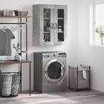 vidaXL Wandkast 69,5x34x90 cm betongrijs, Huis en Inrichting, Kasten | Buffetkasten, Verzenden, Nieuw, 50 tot 100 cm, Minder dan 100 cm
