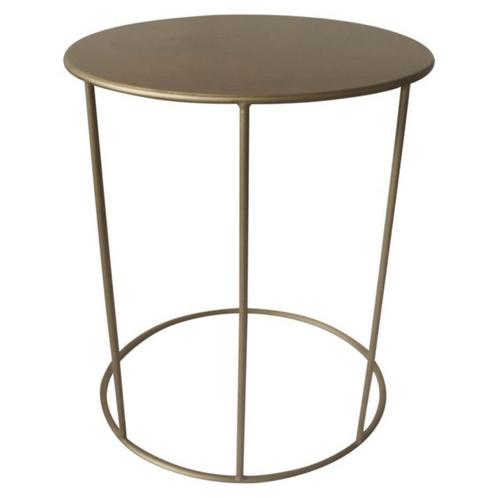 Emma bijzettafel ø40x54,5cm goud - OUTLET B, Huis en Inrichting, Stoelen, Nieuw, Ophalen of Verzenden