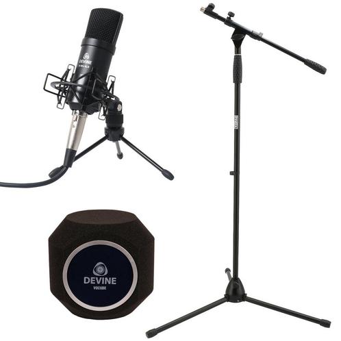 Devine M-Mic XLR BK - BAX advised set - studio vocal, Muziek en Instrumenten, Microfoons, Verzenden