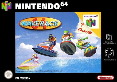 Waverace 64 (schade cassette) (Nintendo 64), Spelcomputers en Games, Games | Nintendo 64, Gebruikt, Verzenden