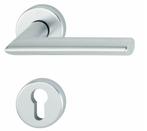 Hoppe deurklink Stockholm met 2 PC-plaatjes aluminium, Doe-het-zelf en Verbouw, Hang- en Sluitwerk, Verzenden, Nieuw