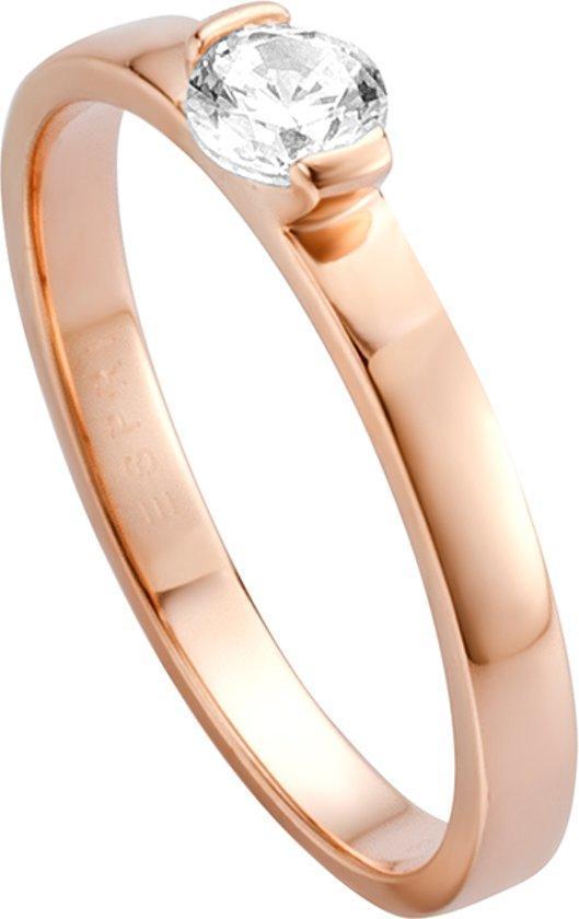 Esprit ESRG005316 Bright - ring - Zilver roségoudverguld -, Sieraden, Tassen en Uiterlijk, Ringen, Verzenden