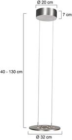 2dekans | Steinhauer Exclusive - hanglamp - Soleil - staal -, Ophalen of Verzenden, Zo goed als nieuw