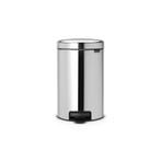 Brabantia Pedaalemmer newIcon 12 ltr - RVS, Huis en Inrichting, Woonaccessoires | Prullenbakken, Verzenden, Nieuw