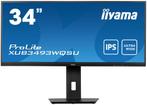 Iiyama XUB3493WQSU-B5 34” UltraWide IPS – als nieuw!, IPS, Nieuw, Ophalen of Verzenden, Iiyama prolite