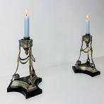 Kandelaar Set Franse Empire stijl kandelaars - Aluminium,, Antiek en Kunst