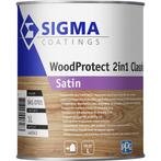 Woodprotect 2in1 Classic Satin Transparant 1 liter, Doe-het-zelf en Verbouw, Ophalen of Verzenden, Nieuw