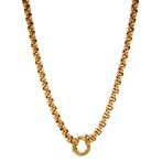 Gouden jasseron collier 14 krt, Sieraden, Tassen en Uiterlijk, Kettingen, Ophalen of Verzenden, Nieuw