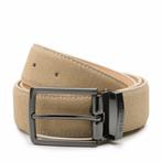 DTCH.FIT Suède riem Oliver - verstelbare - Maat: 85 cm, Kleding | Heren, Riemen en Ceinturen, Overige kleuren, Echt leder, Riem of Ceintuur