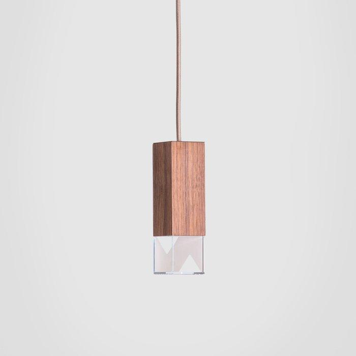 Formaminima - Hangende plafondlamp - Lamp/One Wood - Walnoot, Antiek en Kunst, Antiek | Lampen