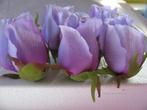 Roosjes 5-6cm. zijde best quality purple 2 tone10 st roos, Ophalen of Verzenden, Nieuw